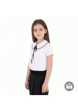 Timbo школьная белая блуза для девочки Eliza B033136